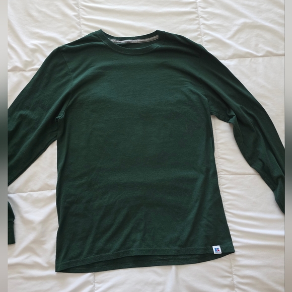 ** Russell Athletic Forest Green Crewneck - Picture 1 of 7